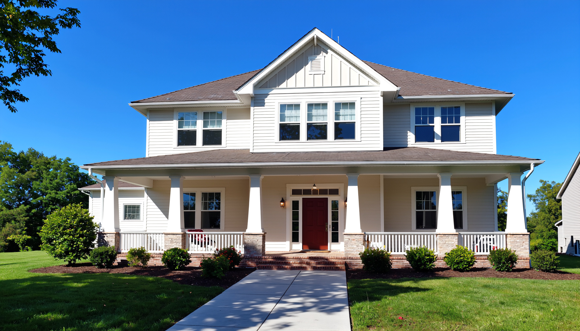 Lansing, MI with seamless rain gutters